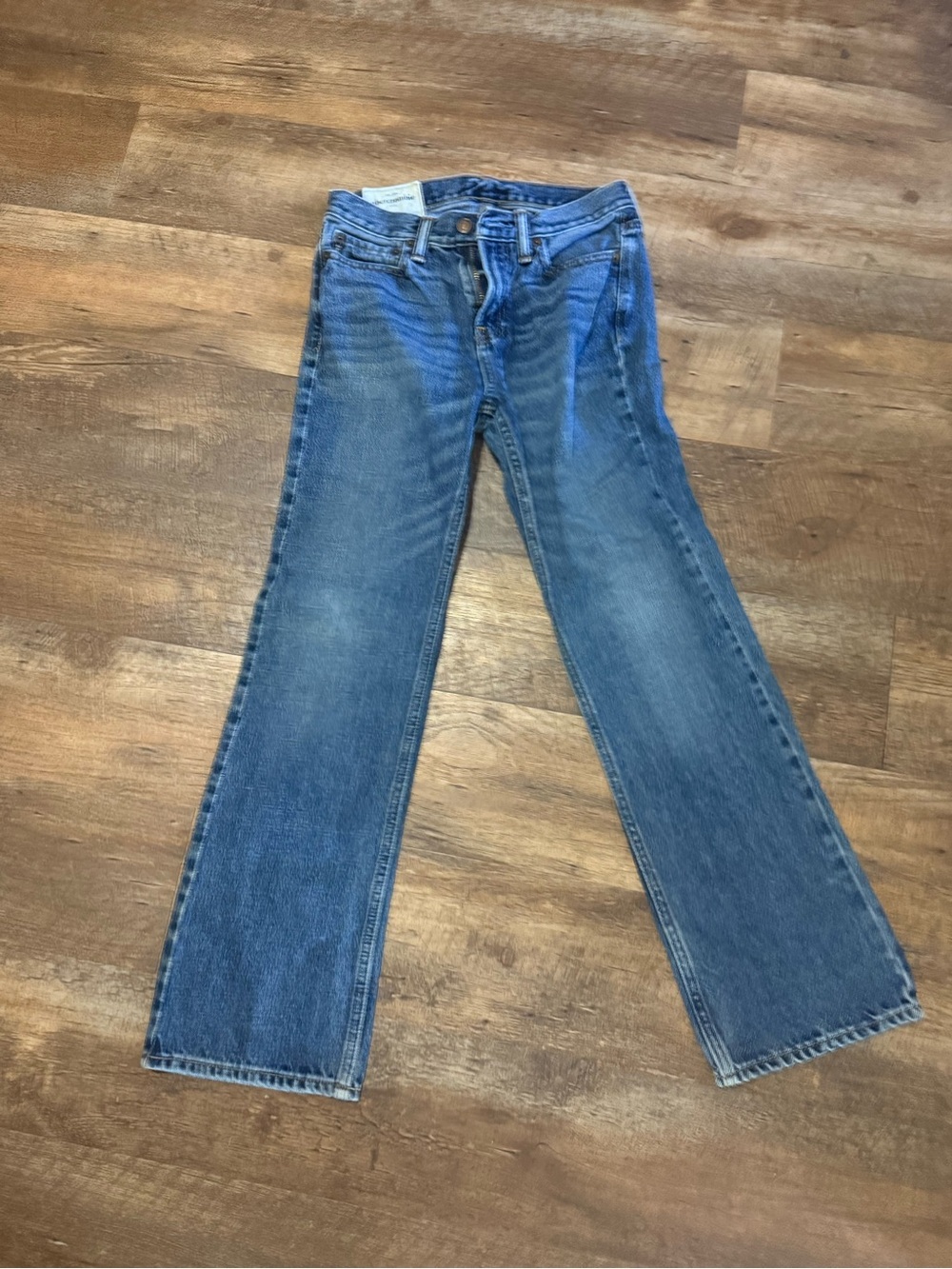 Abercrombie & Fitch Boys' Medium Blue Bootcut Jeans